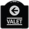 Signmission Valet Left Arrow Heavy-Gauge Aluminum Architectural Sign, 18" x 18", BS-1818-22771 A-DES-BS-1818-22771 - alternate 1